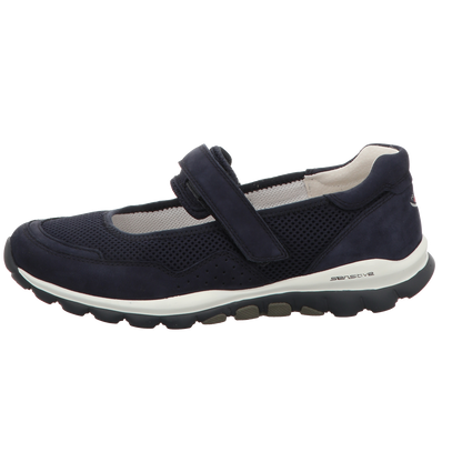 Gabor Damen Slipper bequem Rolling Soft in blau