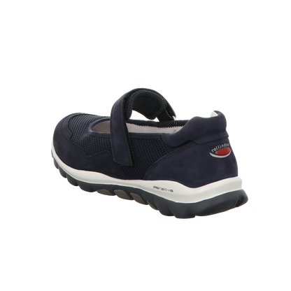 Gabor Damen Slipper bequem Rolling Soft in blau