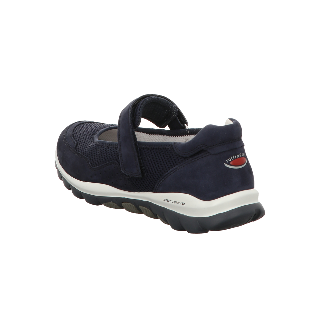 Gabor Damen Slipper bequem Rolling Soft in blau