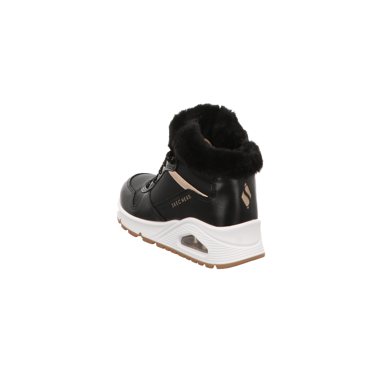 Skechers Damen Stiefel Uno - Cozy On Air in schwarz