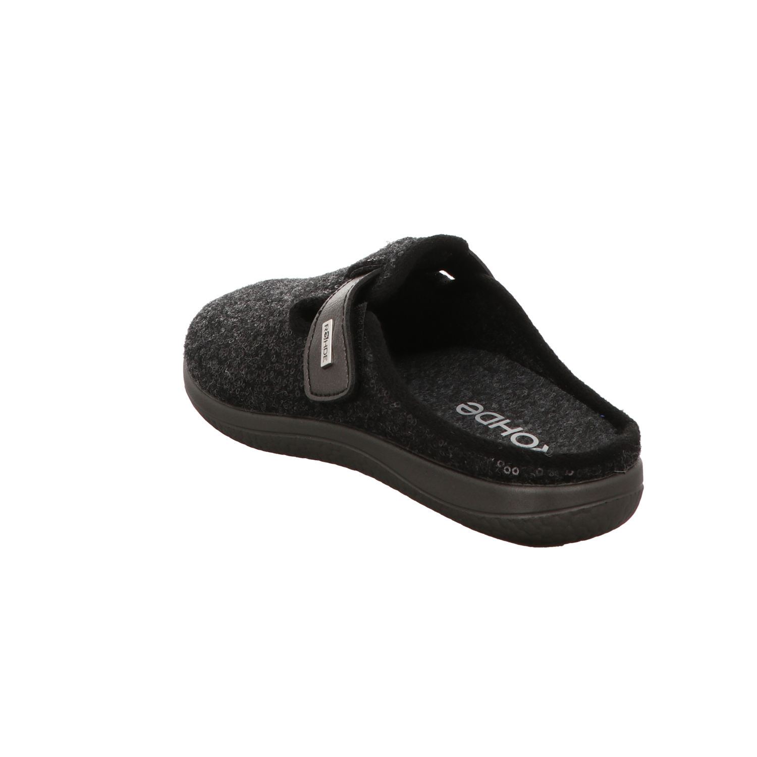 Rohde Damen Pantoffel Bari in anthrazit