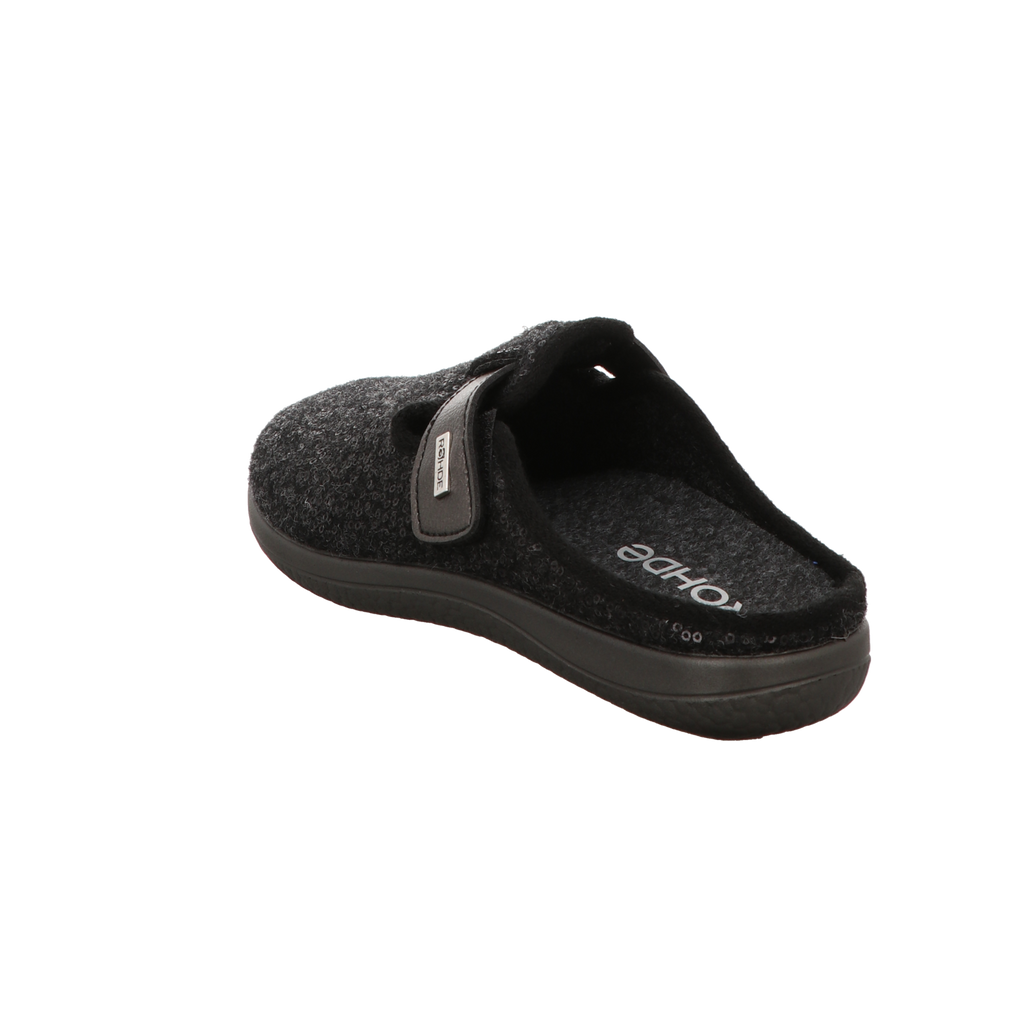 Rohde Damen Pantoffel Bari in anthrazit