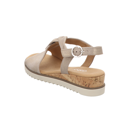 Gabor Damen Sandalette Genua in beige
