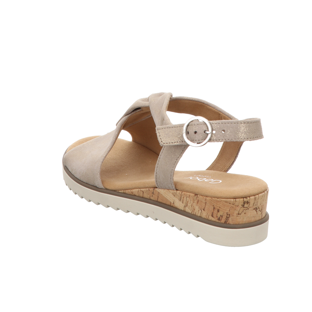 Gabor Damen Sandalette Genua in beige