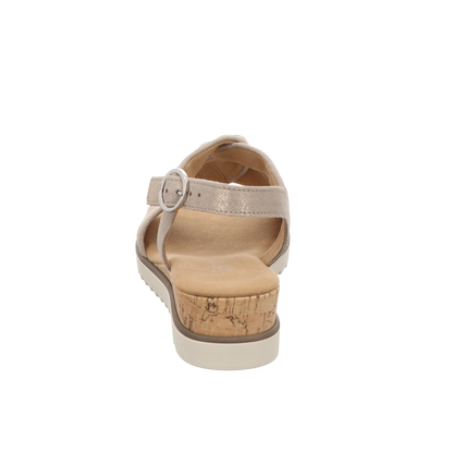Gabor Damen Sandalette Genua in beige