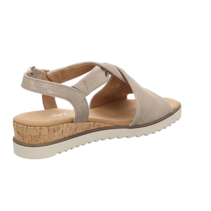 Gabor Damen Sandalette Genua in beige