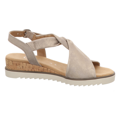 Gabor Damen Sandalette Genua in beige