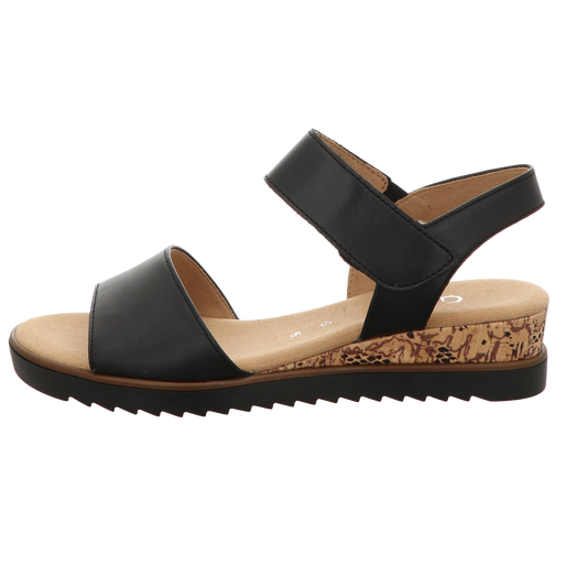 Gabor Damen Sandalette Genua in schwarz