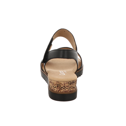 Gabor Damen Sandalette Genua in schwarz