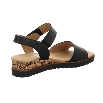 Gabor Damen Sandalette Genua in schwarz