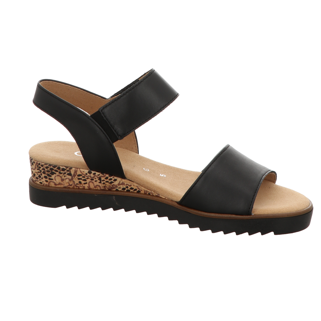 Gabor Damen Sandalette Genua in schwarz