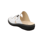 Longo Damen Pantolette bequem  in weiss