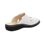 Longo Damen Pantolette bequem  in weiss