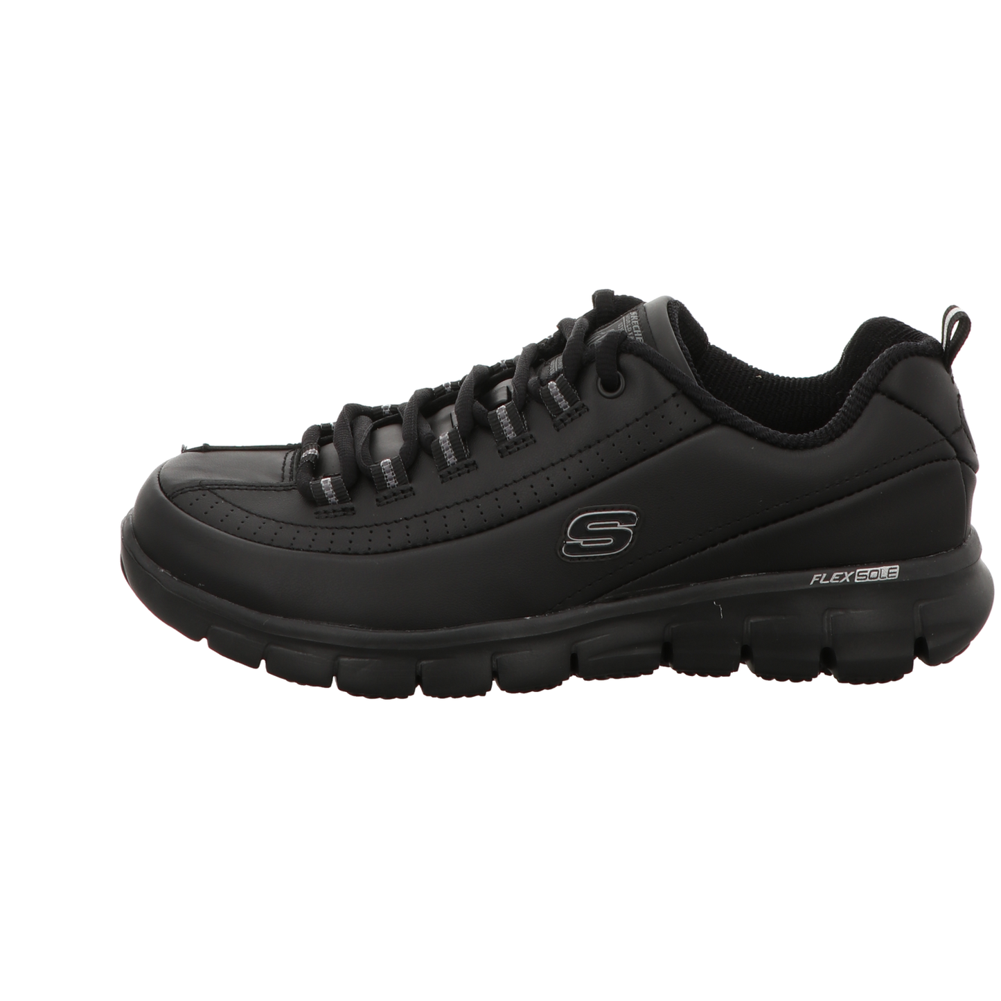 Skechers Damen Schnürschuh Work Relaxed Fit Sure Track in schwarz