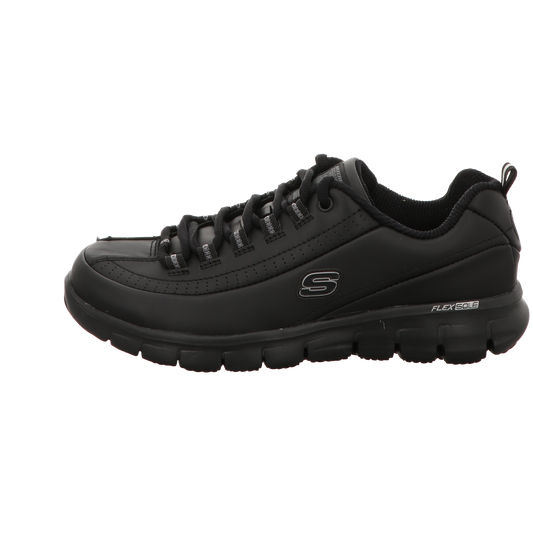 Skechers Damen Schnürschuh Work Relaxed Fit Sure Track in schwarz