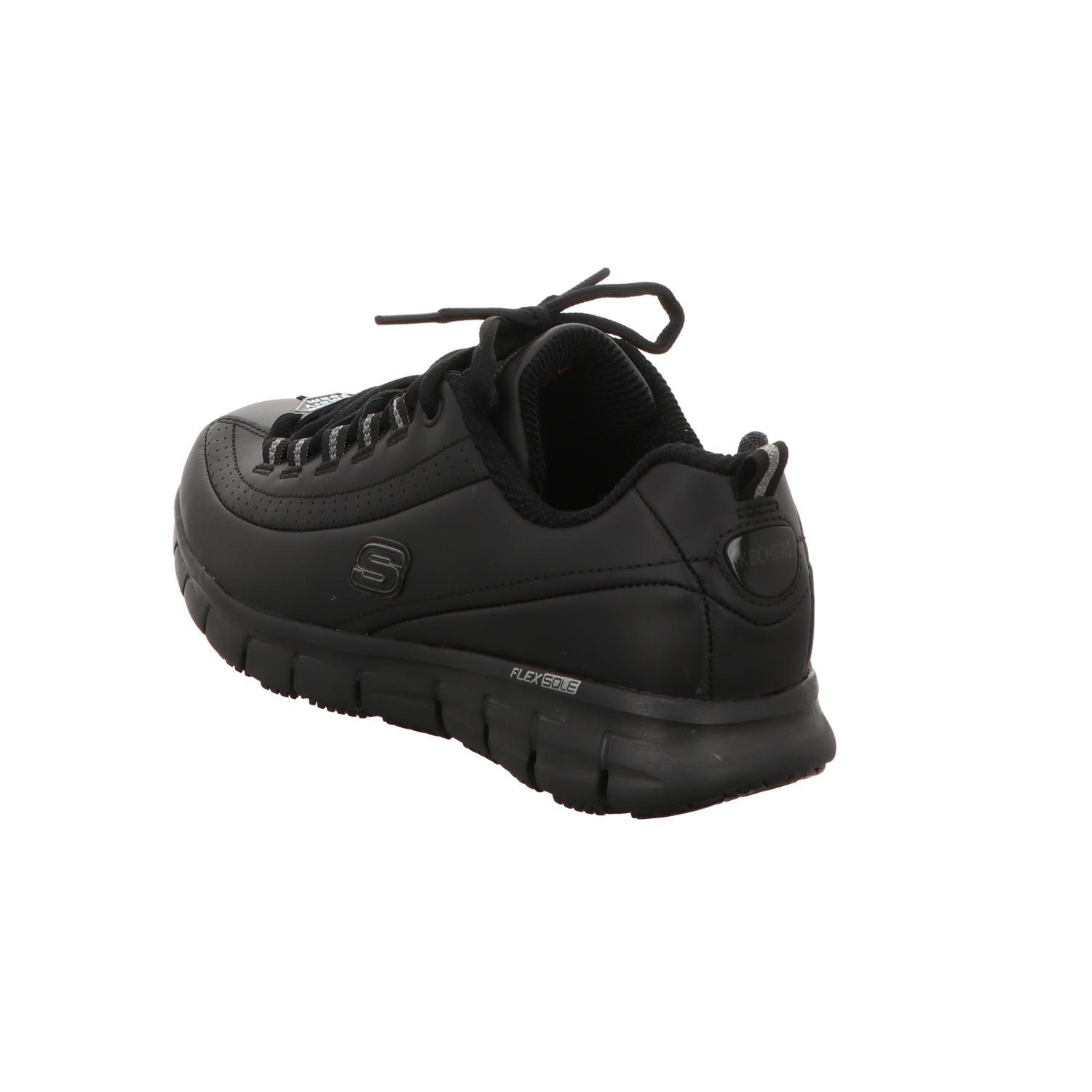 Skechers Damen Schnürschuh Work Relaxed Fit Sure Track in schwarz