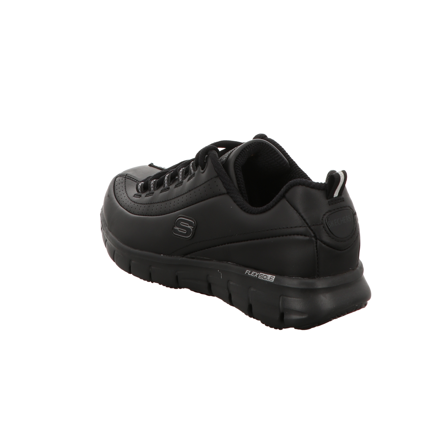 Skechers Damen Schnürschuh Work Relaxed Fit Sure Track in schwarz