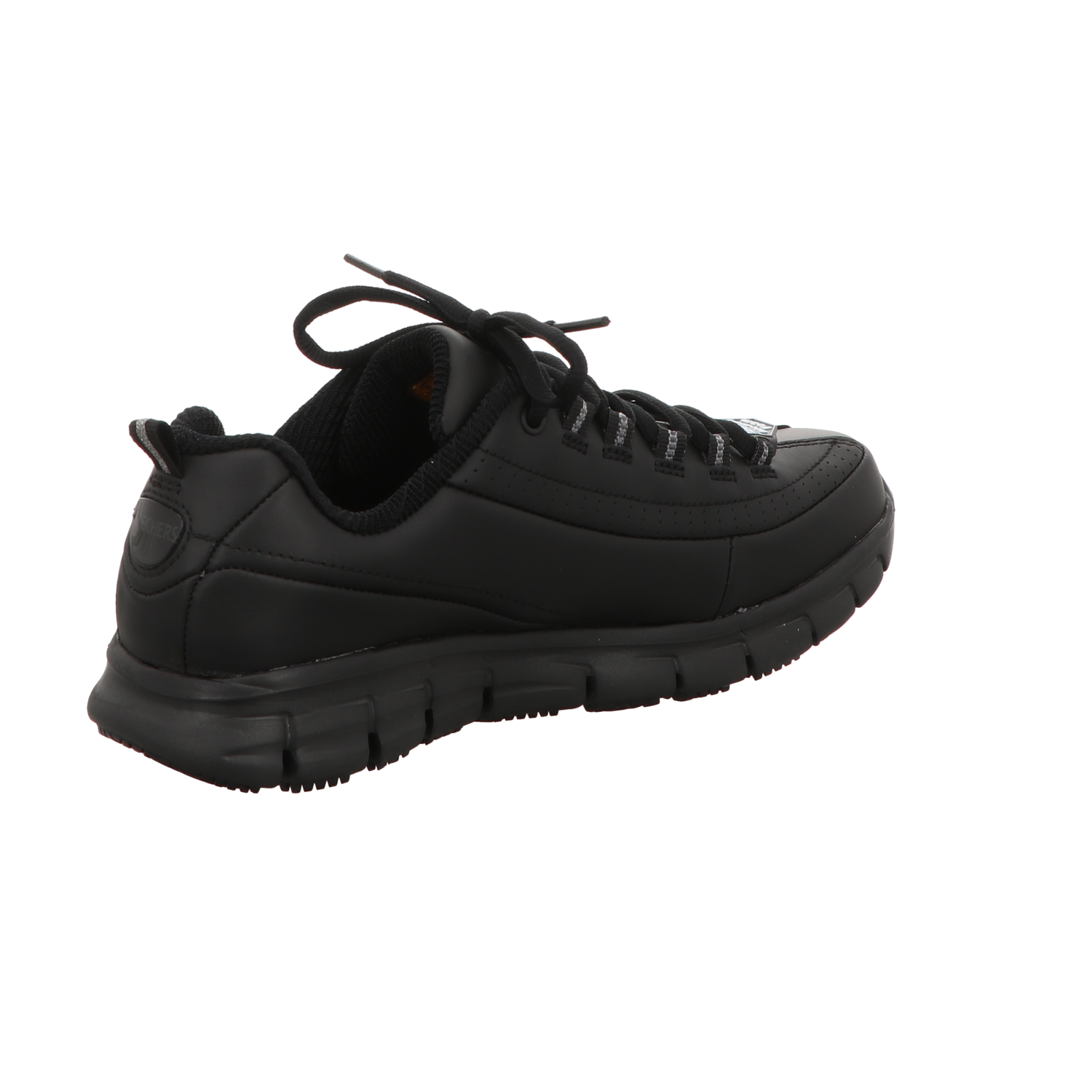 Skechers Damen Schnürschuh Work Relaxed Fit Sure Track in schwarz