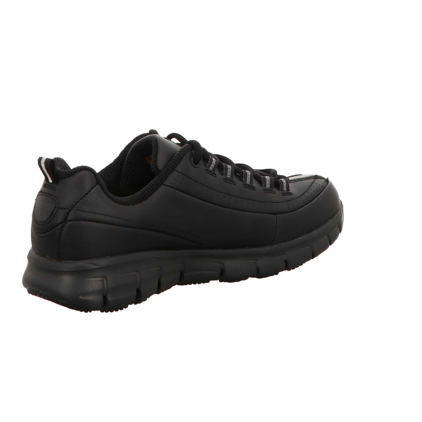 Skechers Damen Schnürschuh Work Relaxed Fit Sure Track in schwarz