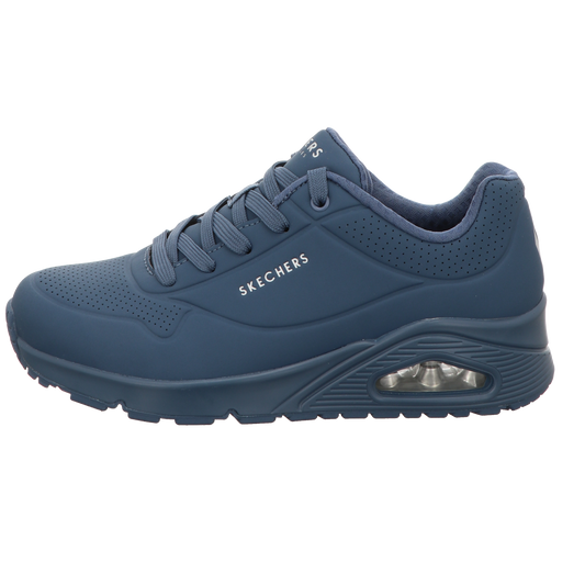 Skechers Damen Schnürschuh Uno Stand On Air in blau