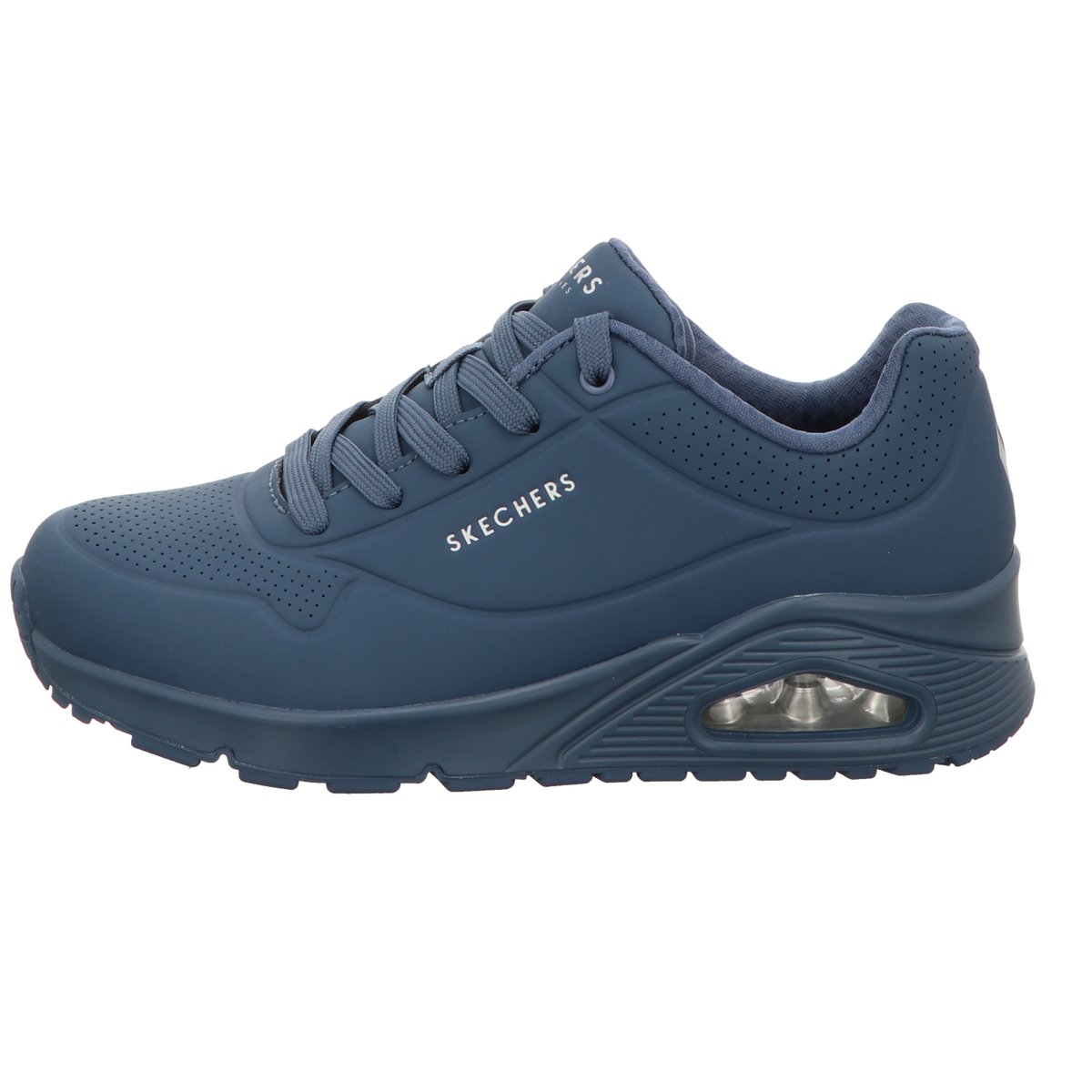 Skechers Damen Schnürschuh Uno Stand On Air in blau