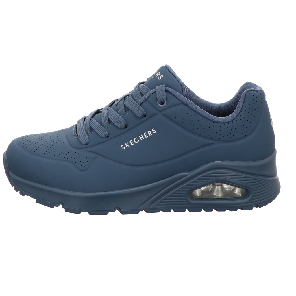 Skechers Damen Schnürschuh Uno Stand On Air in blau