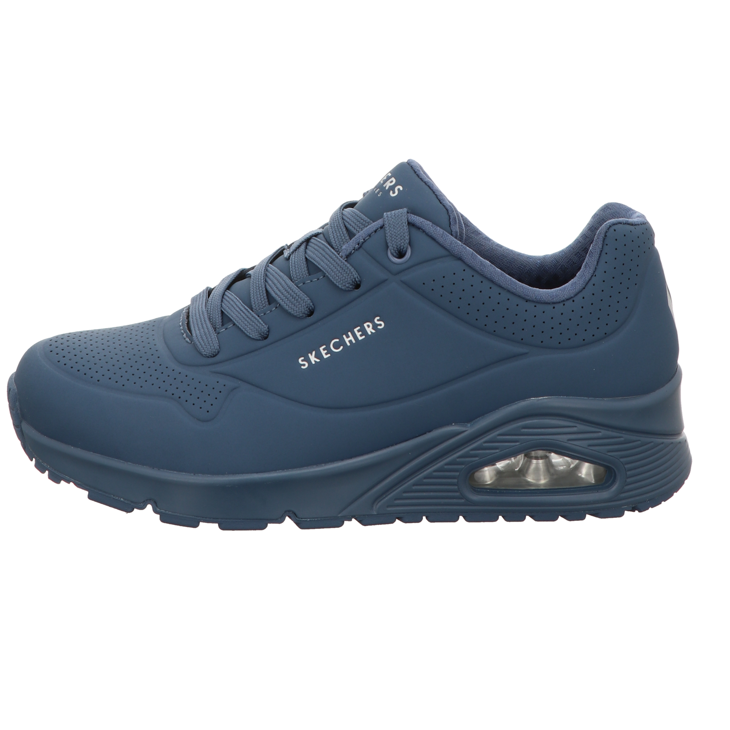 Skechers Damen Schnürschuh Uno Stand On Air in blau