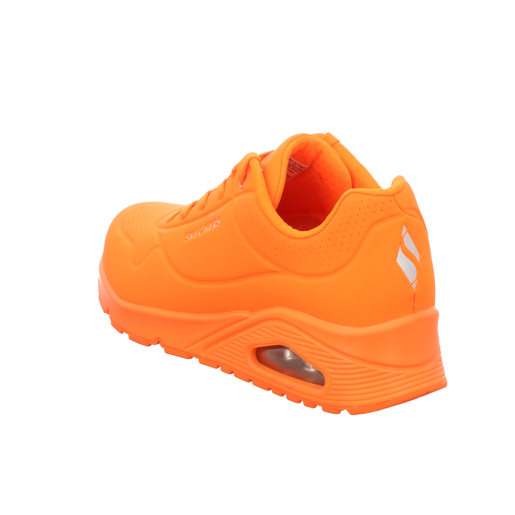 Skechers Damen Schnürschuh Uno - Night Shades in orange