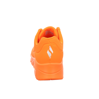 Skechers Damen Schnürschuh Uno - Night Shades in orange