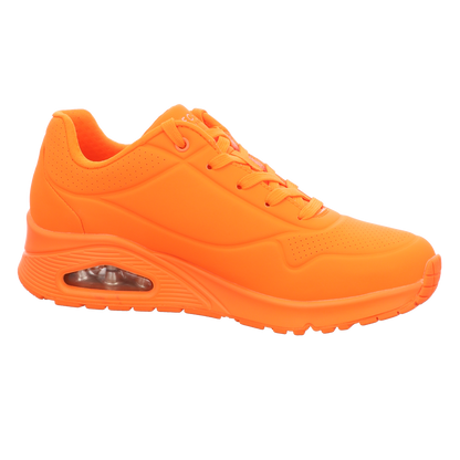 Skechers Damen Schnürschuh Uno - Night Shades in orange