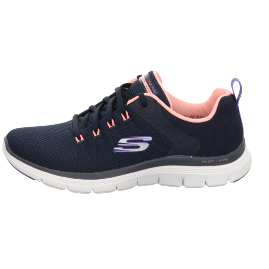 Skechers Damen Schnürschuh Flex Appeal 4.0 in blau