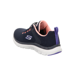 Skechers Damen Schnürschuh Flex Appeal 4.0 in blau