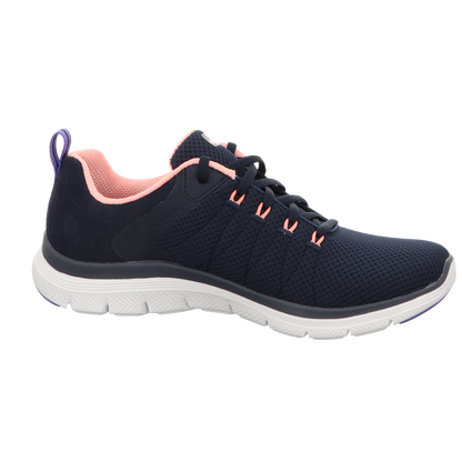 Skechers Damen Schnürschuh Flex Appeal 4.0 in blau