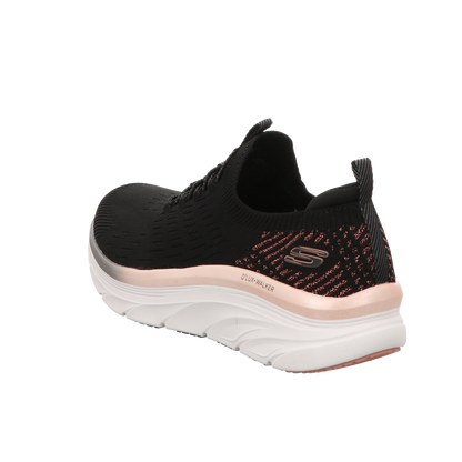 Skechers Damen Slipper D'lux Walker Let It Glow in schwarz
