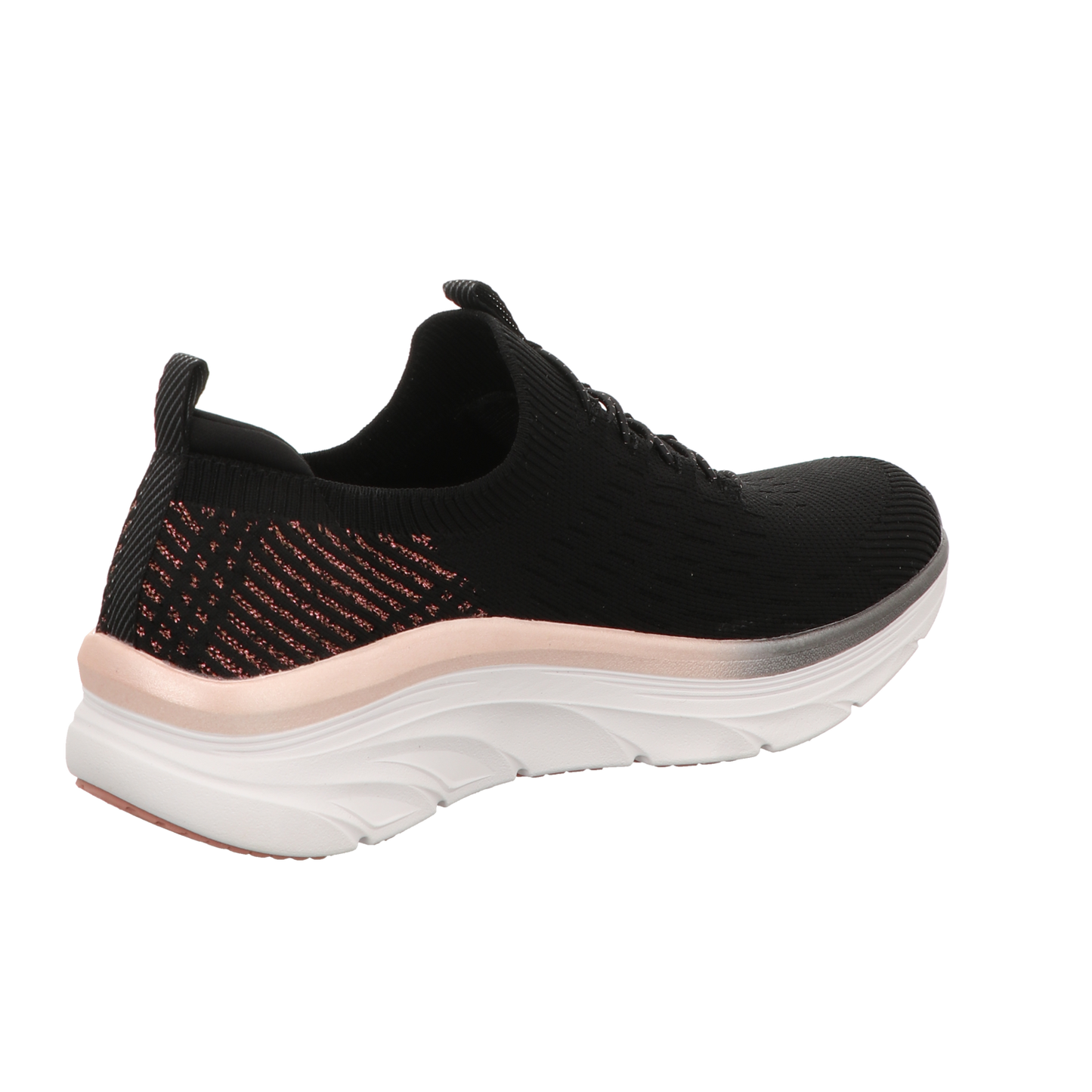 Skechers Damen Slipper D'lux Walker Let It Glow in schwarz