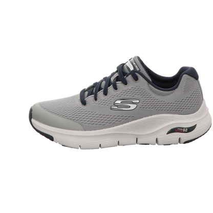 Skechers Herren Schnürschuh Arch Fit in grau