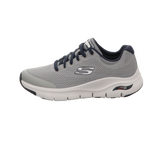 Skechers Herren Schnürschuh Arch Fit in grau