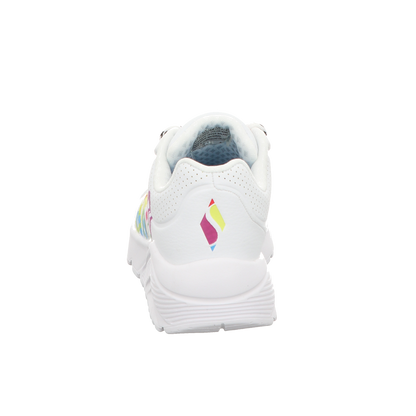 Skechers Damen Slipper Uno Lite Love Brights in weiss