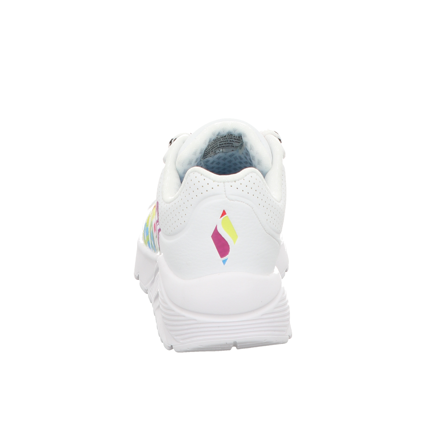 Skechers Damen Slipper Uno Lite Love Brights in weiss