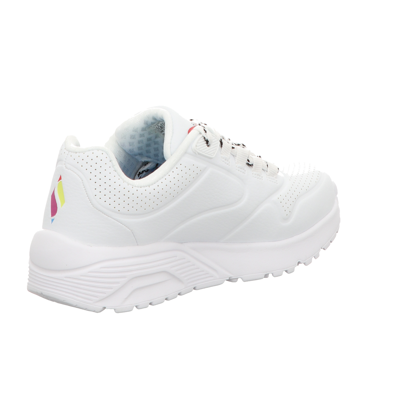 Skechers Damen Slipper Uno Lite Love Brights in weiss