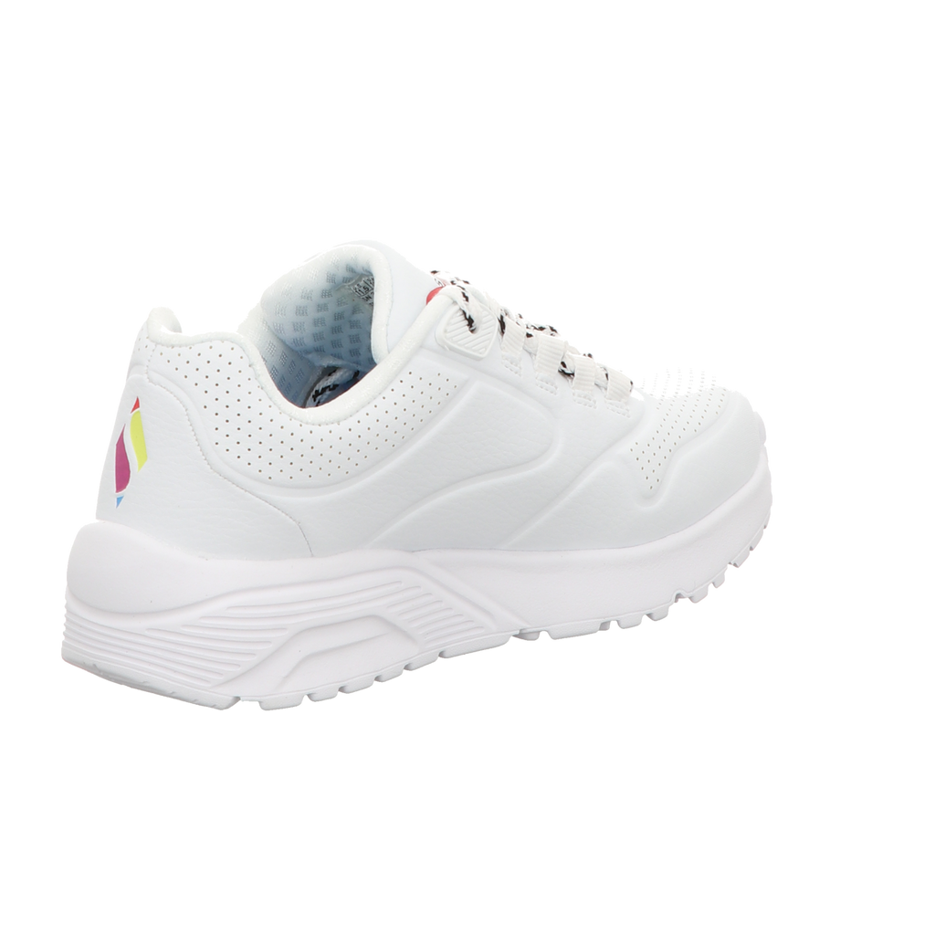 Skechers Damen Slipper Uno Lite Love Brights in weiss