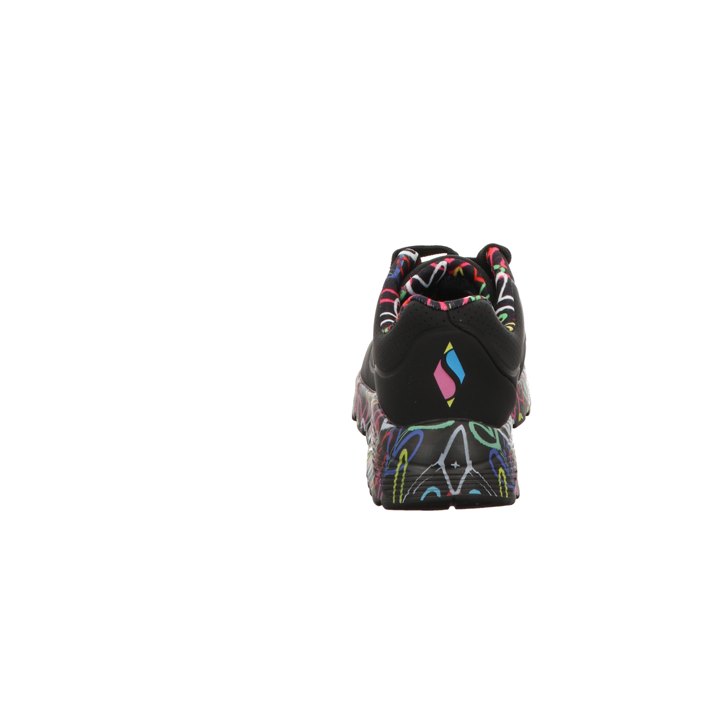 Skechers Damen Slipper X J Goldcrown Uno Lite Love in schwarz