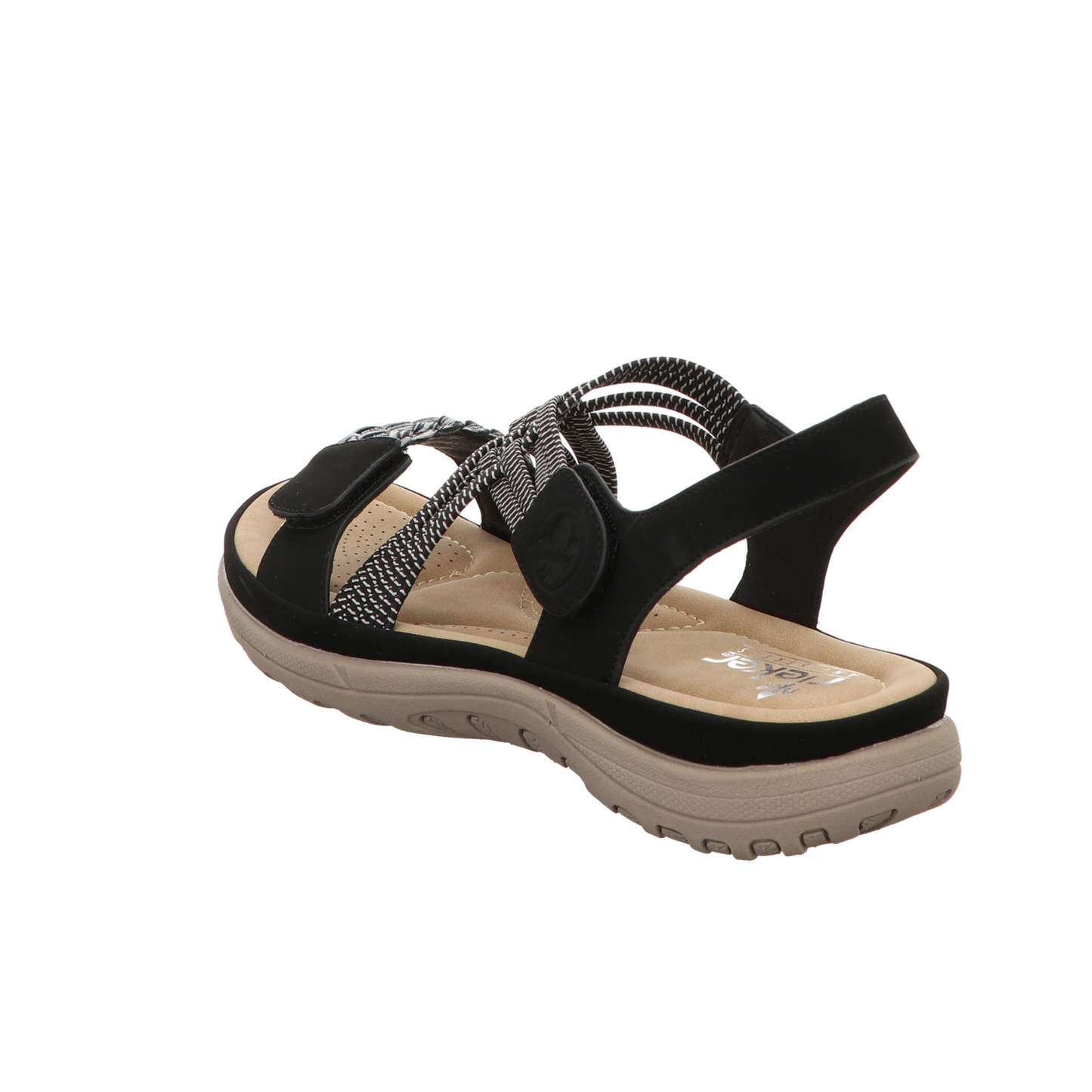 Rieker Damen Sandale  in schwarz