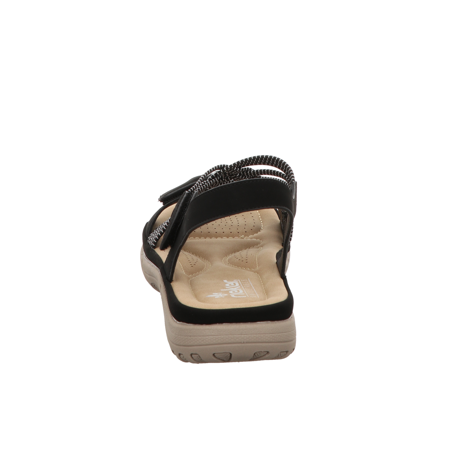 Rieker Damen Sandale  in schwarz