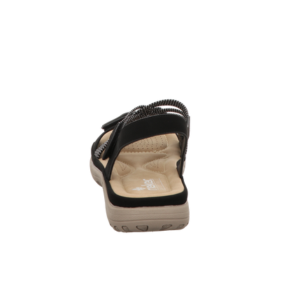 Rieker Damen Sandale  in schwarz