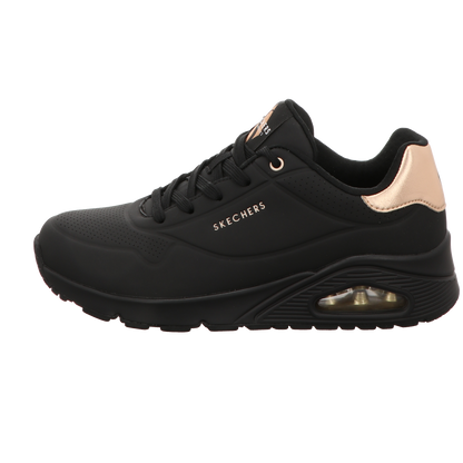 Skechers Damen Schnürschuh Uno-Golden Air in schwarz