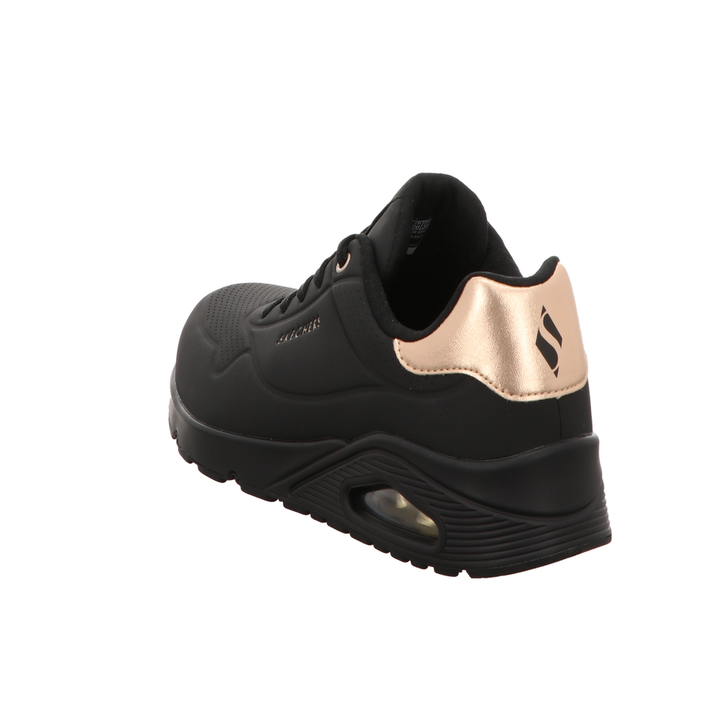 Skechers Damen Schnürschuh Uno-Golden Air in schwarz