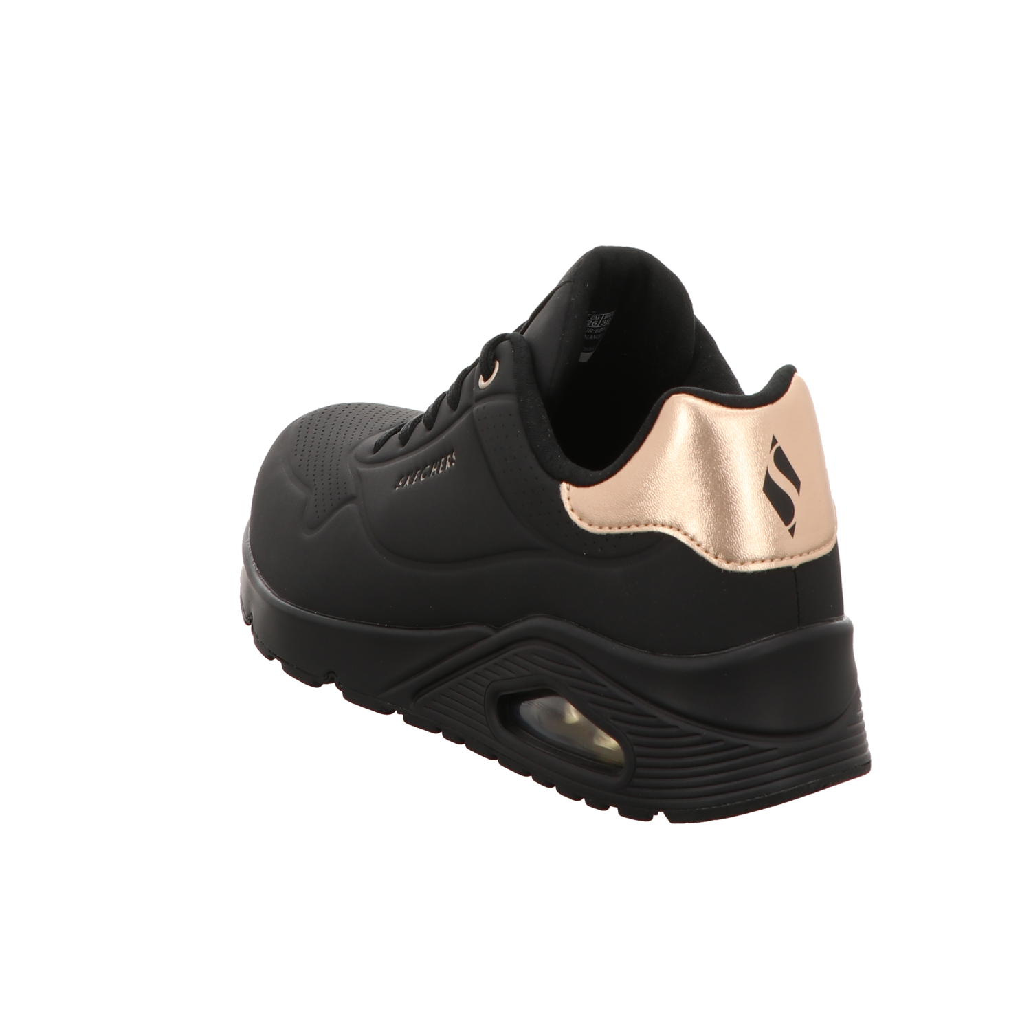 Skechers Damen Schnürschuh Uno-Golden Air in schwarz