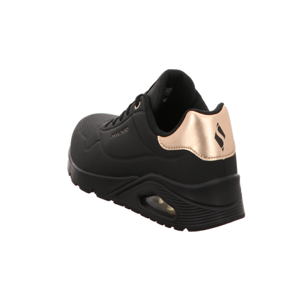 Skechers Damen Schnürschuh Uno-Golden Air in schwarz
