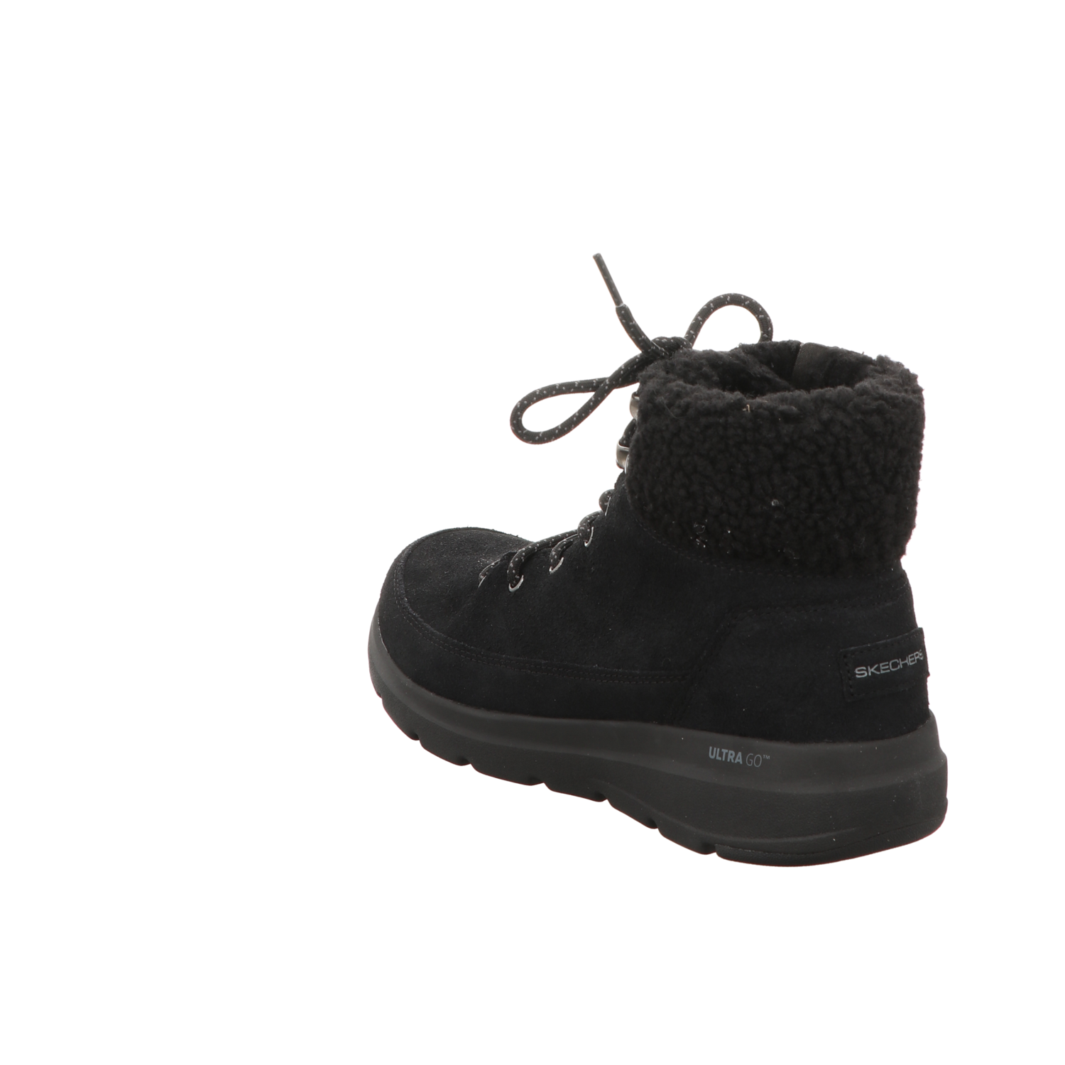 Skechers Damen Schnürstiefel Glacial Ultra in schwarz